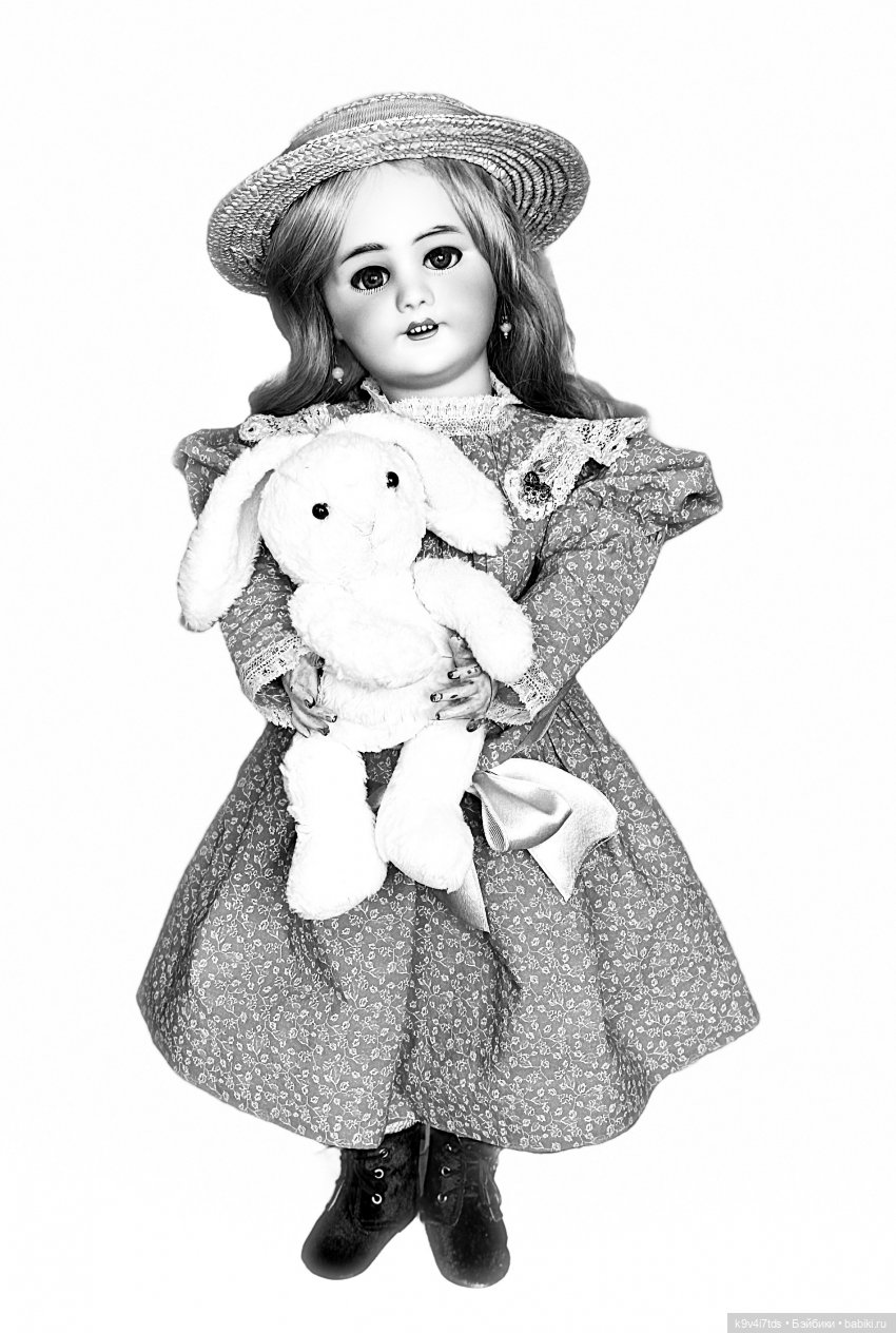 Элли в красивом платье — Антикварные куклы Jumeau (Жюмо): Tete Jumeau