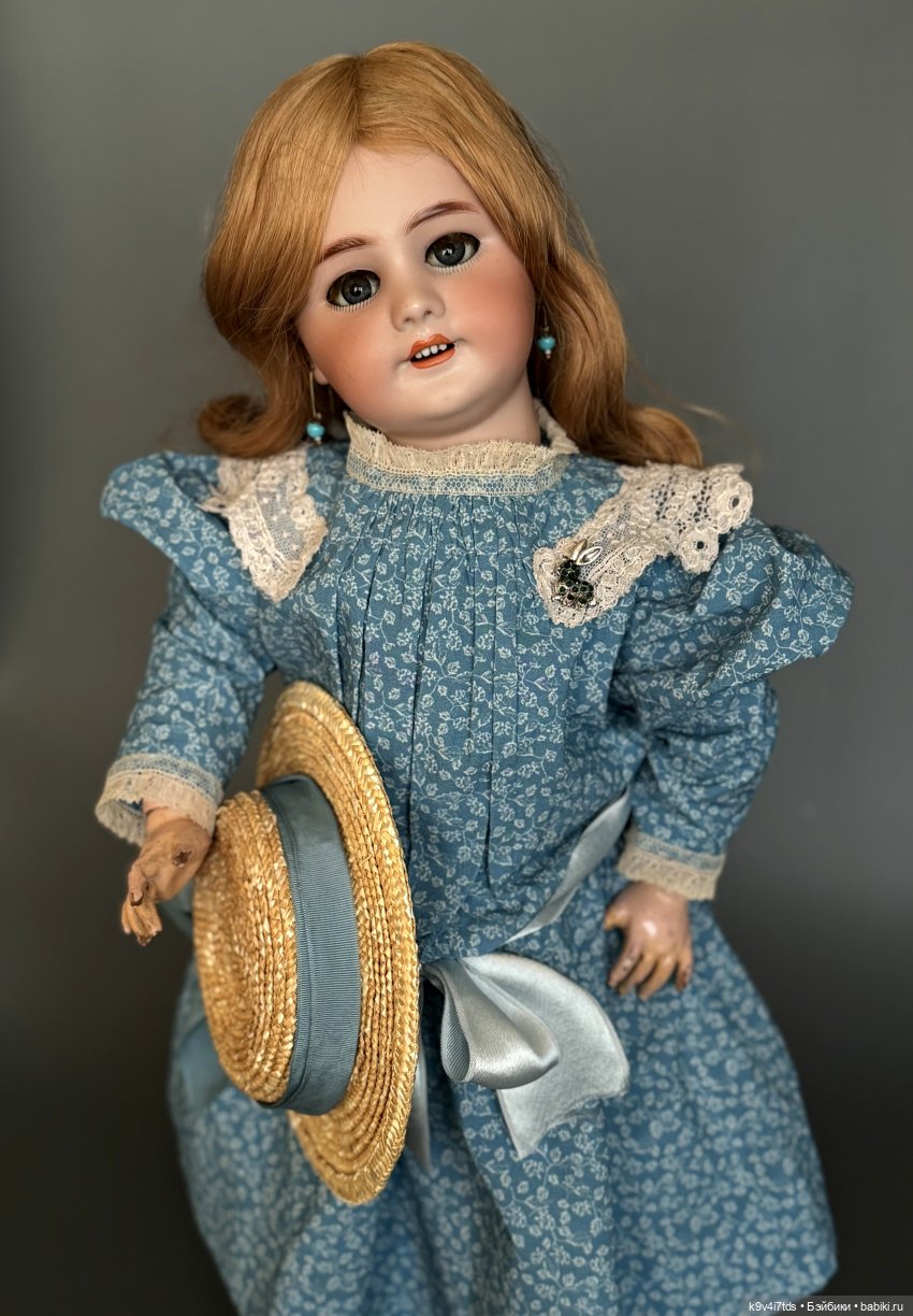 Элли в красивом платье — Антикварные куклы Jumeau (Жюмо): Tete Jumeau