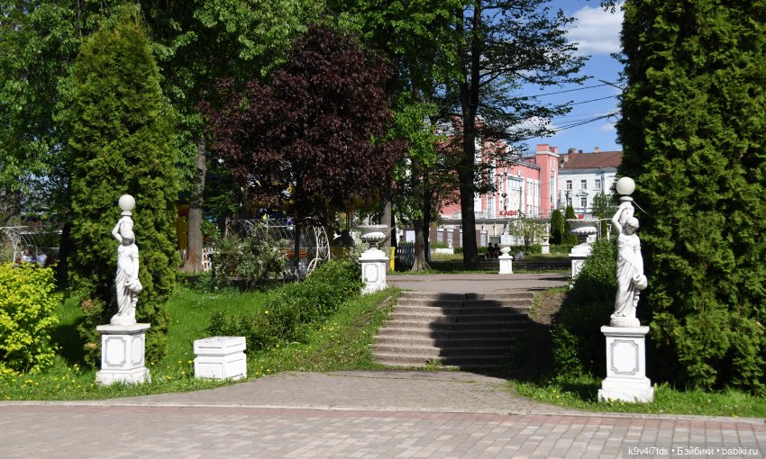 В Городском саду с Молли, город Тверь