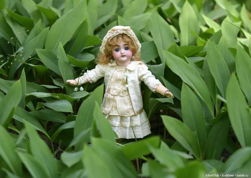 Цветочная прогулка — Антикварные куклы Simon & Halbig (S&H): Симон Хальбиг (фото 7)