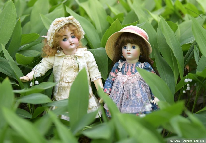 Цветочная прогулка — Антикварные куклы Simon & Halbig (S&H): Симон Хальбиг (фото 8)