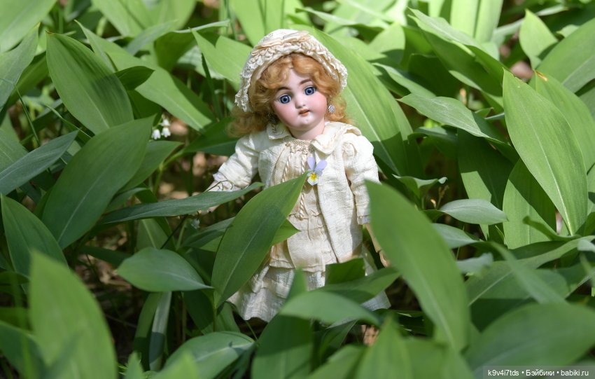 Цветочная прогулка — Антикварные куклы Simon & Halbig (S&H): Симон Хальбиг (фото 5)