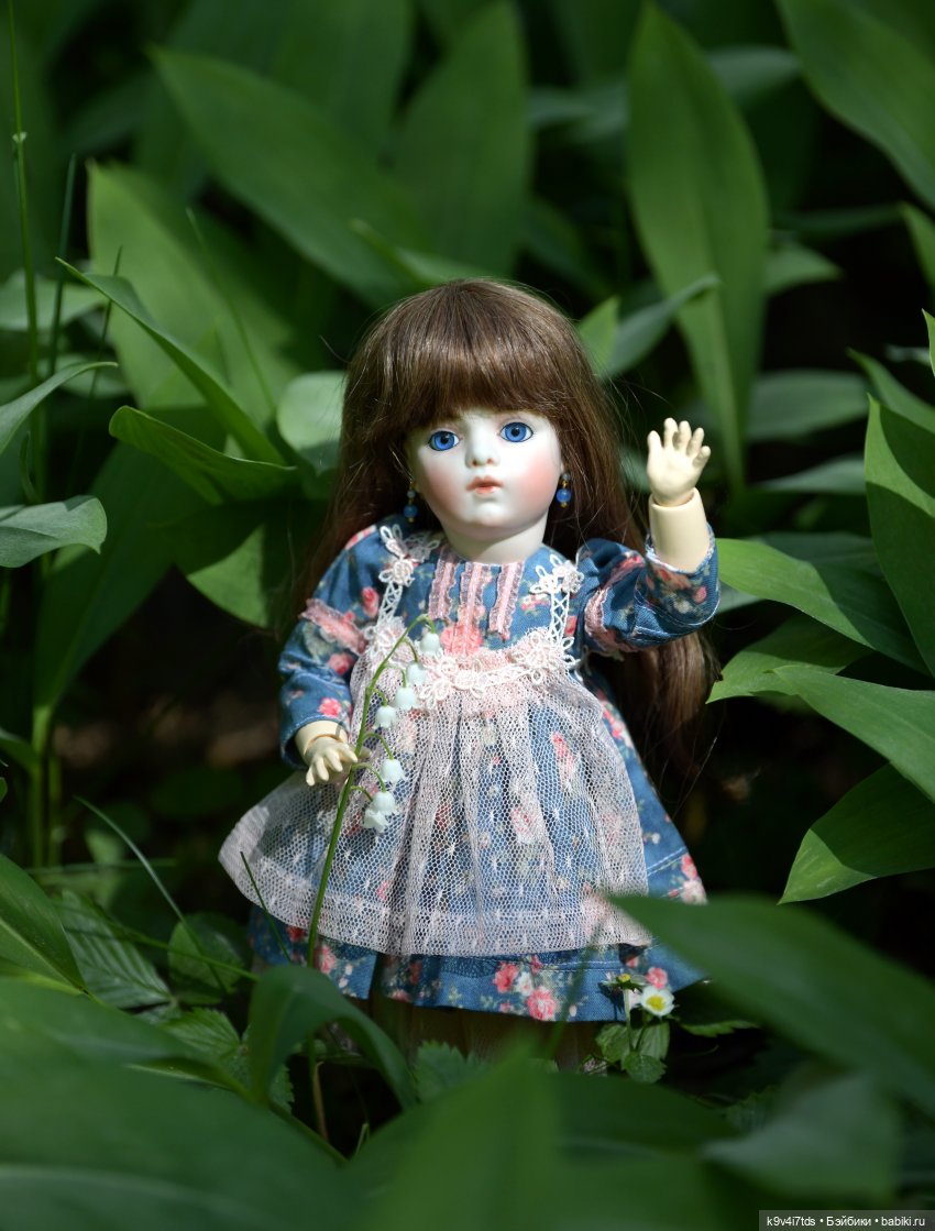 Цветочная прогулка — Антикварные куклы Simon & Halbig (S&H): Симон Хальбиг (фото 9)