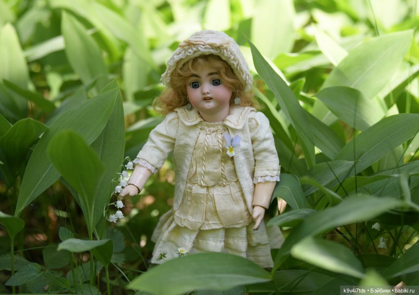 Цветочная прогулка — Антикварные куклы Simon & Halbig (S&H): Симон Хальбиг (фото 2)