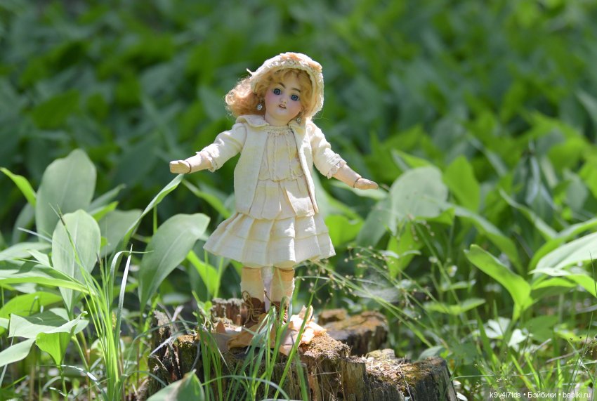 Цветочная прогулка — Антикварные куклы Simon & Halbig (S&H): Симон Хальбиг