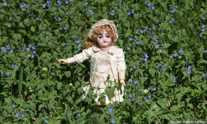 Цветочная прогулка — Антикварные куклы Simon & Halbig (S&H): Симон Хальбиг