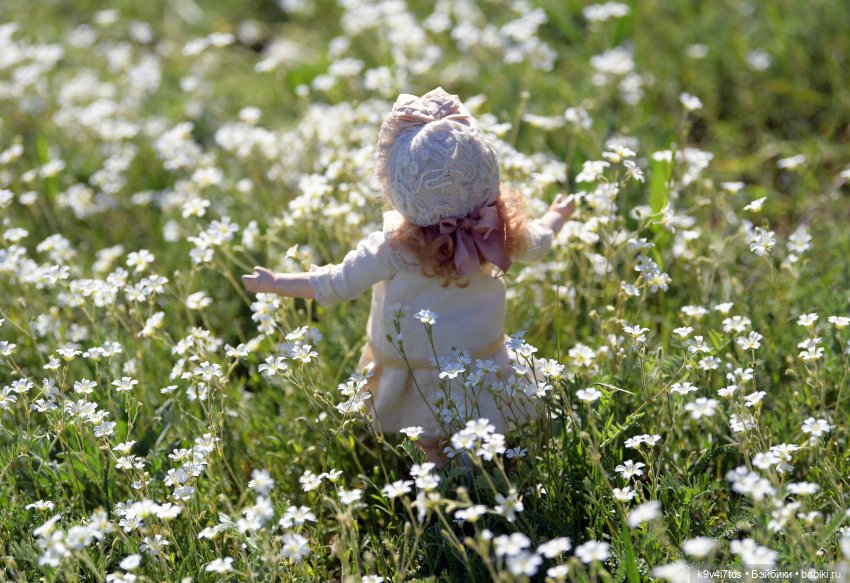 Цветочная прогулка — Антикварные куклы Simon & Halbig (S&H): Симон Хальбиг