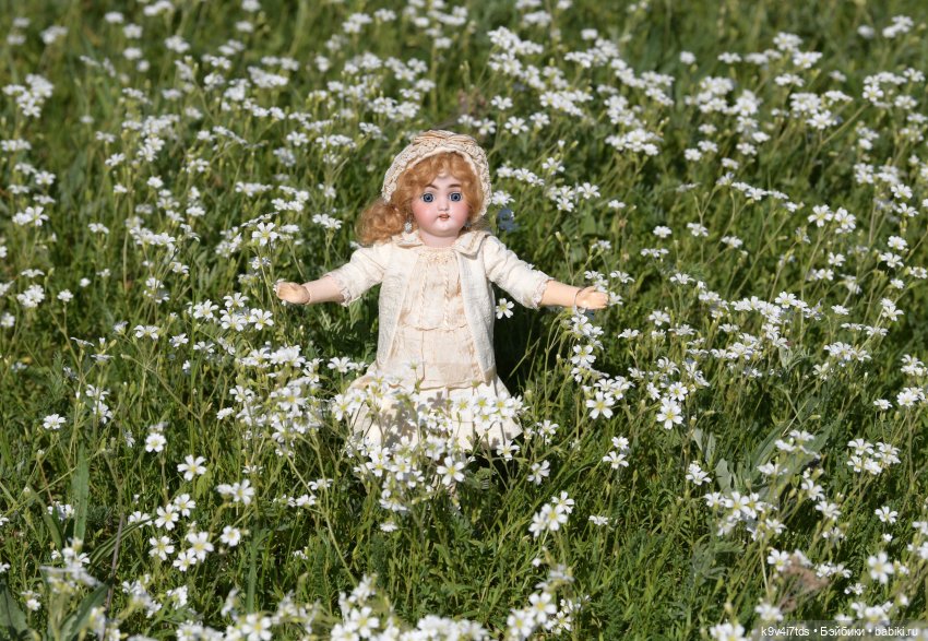 Цветочная прогулка — Антикварные куклы Simon & Halbig (S&H): Симон Хальбиг
