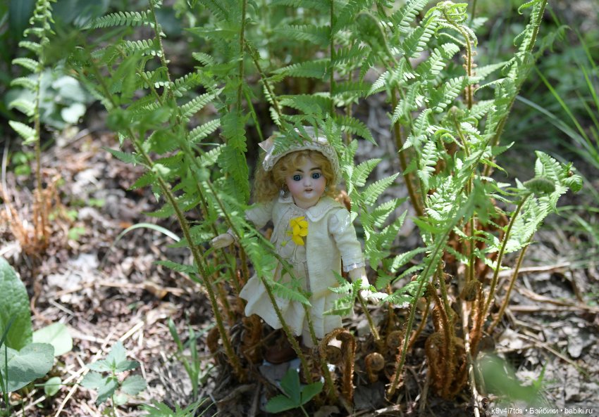 Цветочная прогулка — Антикварные куклы Simon & Halbig (S&H): Симон Хальбиг