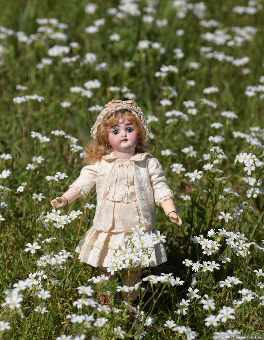 Цветочная прогулка — Антикварные куклы Simon & Halbig (S&H): Симон Хальбиг