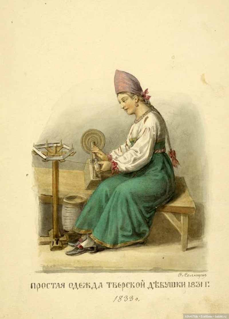 Русский народный костюм в произведениях русских художников XVIII - начала XX века, Федор Григорьевич Солнцев