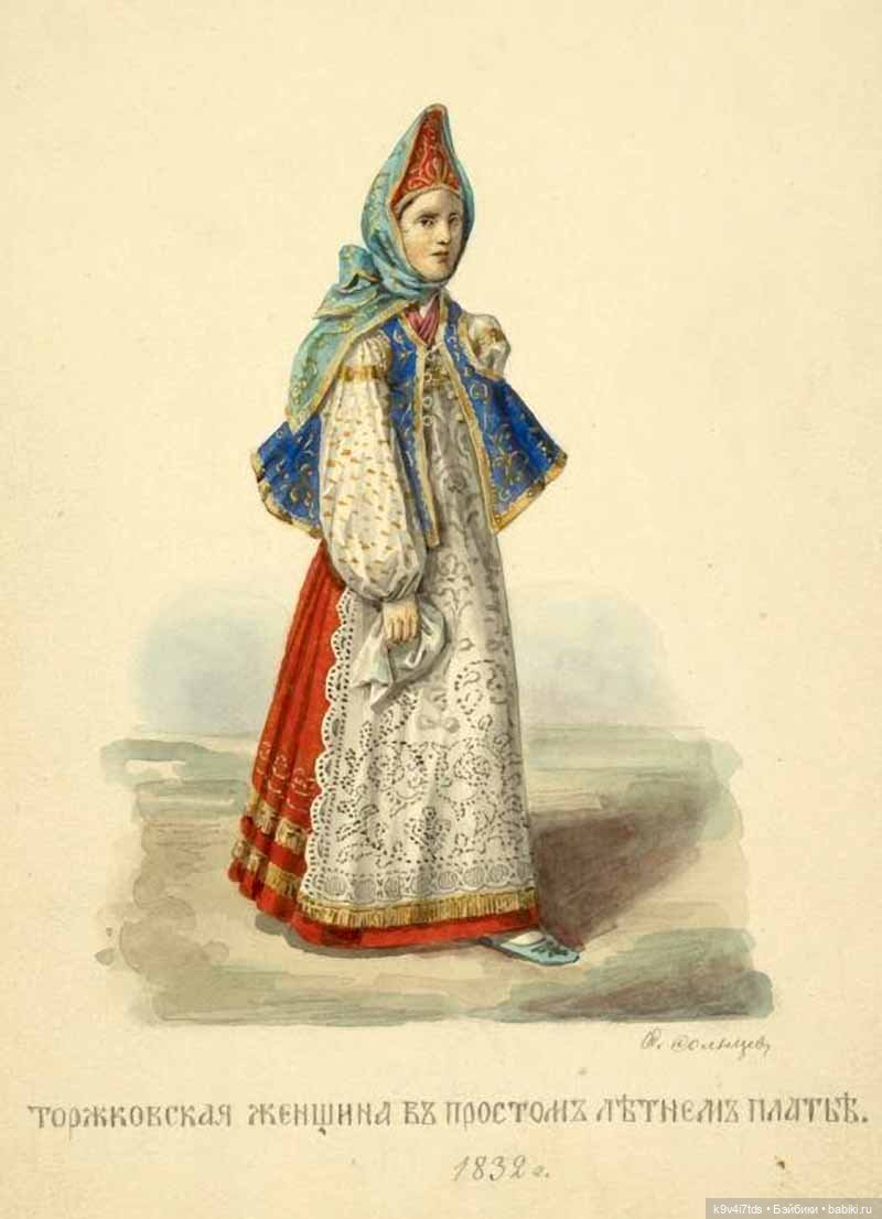 Русский народный костюм в произведениях русских художников XVIII - начала XX века, Федор Григорьевич Солнцев