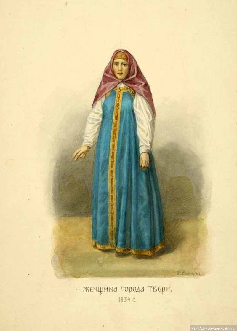 Русский народный костюм в произведениях русских художников XVIII - начала XX века, Федор Григорьевич Солнцев