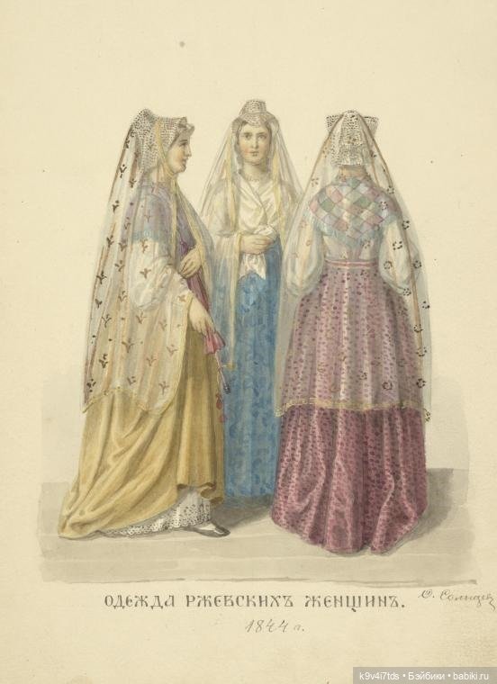 Русский народный костюм в произведениях русских художников XVIII - начала XX века, Федор Григорьевич Солнцев