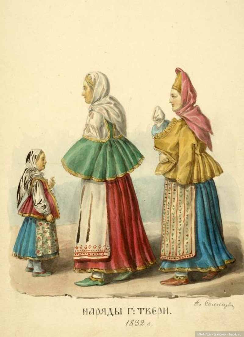Русский народный костюм в произведениях русских художников XVIII - начала XX века, Федор Григорьевич Солнцев