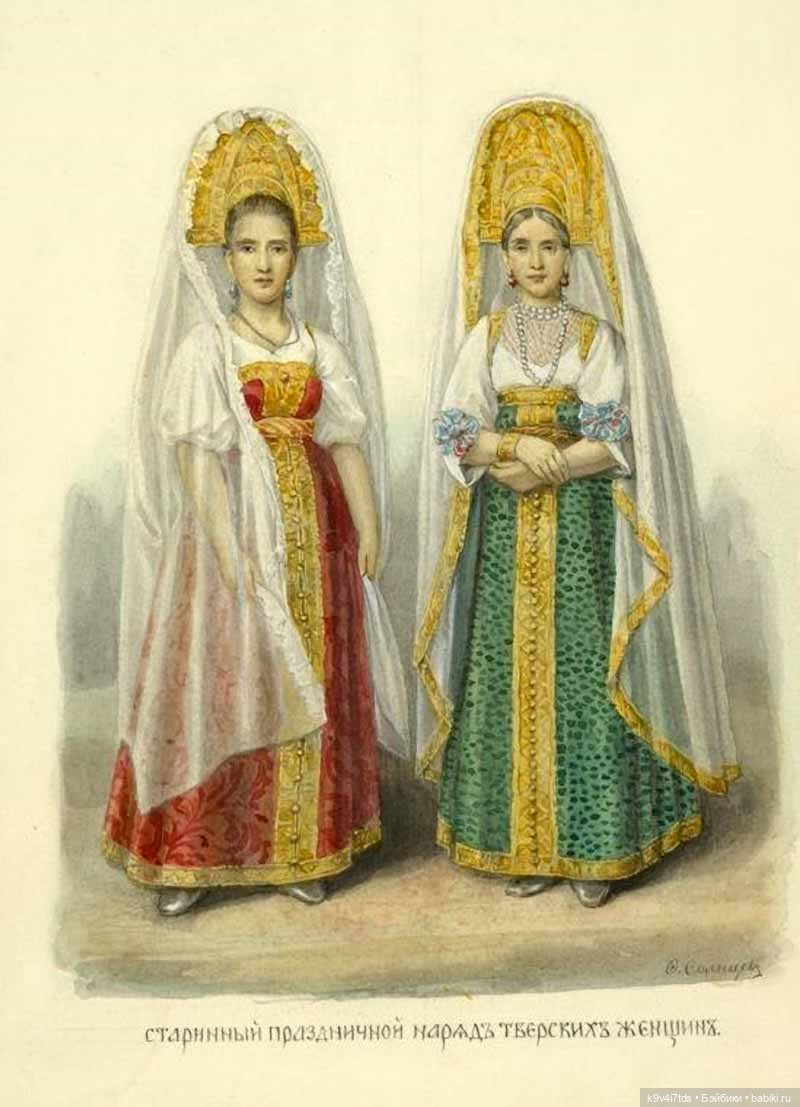 Русский народный костюм в произведениях русских художников XVIII - начала XX века, Федор Григорьевич Солнцев