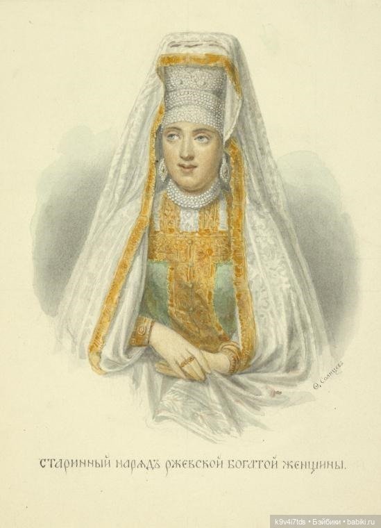 Русский народный костюм в произведениях русских художников XVIII - начала XX века, Федор Григорьевич Солнцев
