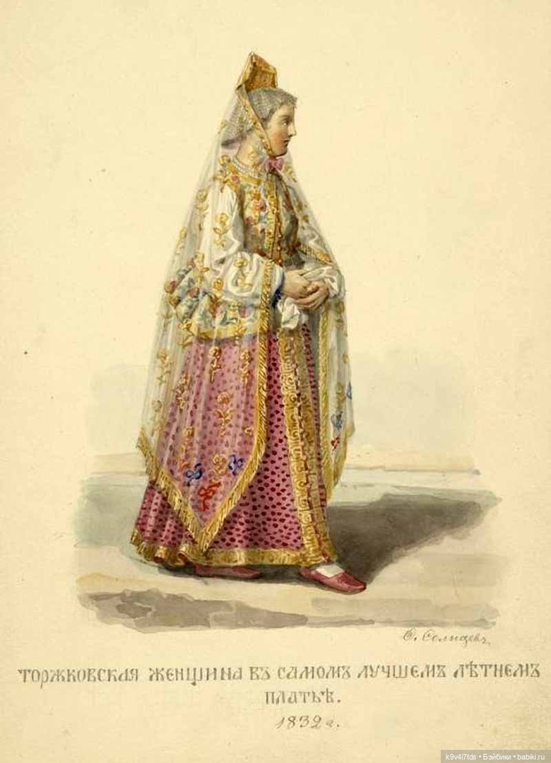 Русский народный костюм в произведениях русских художников XVIII - начала XX века, Федор Григорьевич Солнцев
