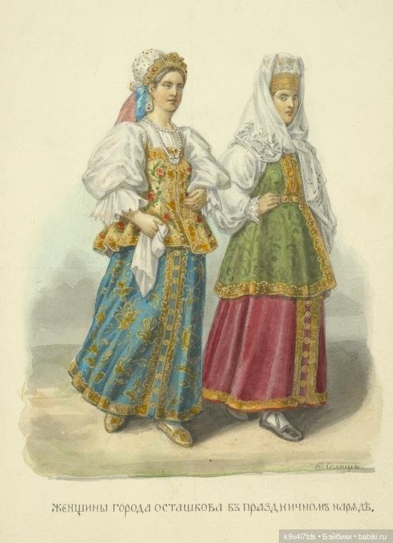 Русский народный костюм в произведениях русских художников XVIII - начала XX века, Федор Григорьевич Солнцев