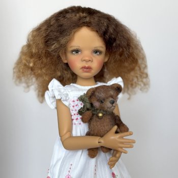 Платье с мальвами для Имани