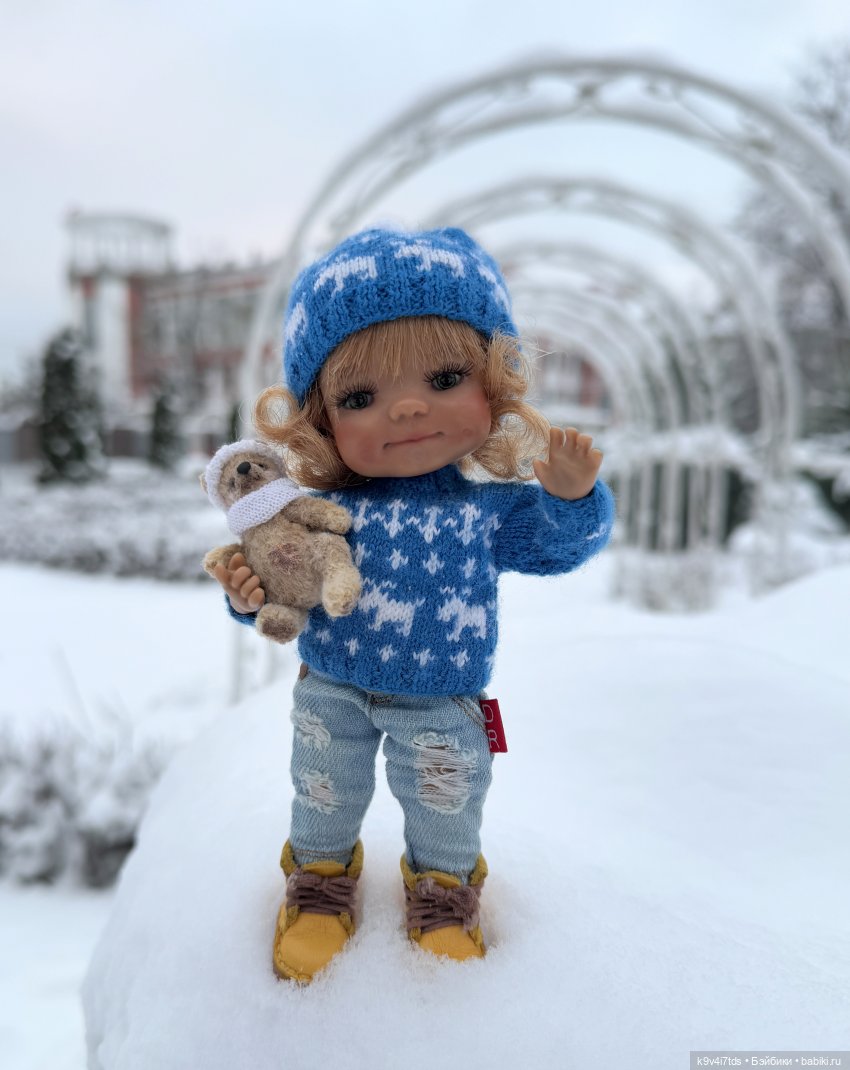Зимняя прогулка Эллы — Куклы Meadow dolls (Медовушки): BJD (БЖД)