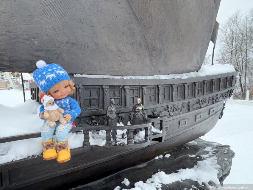 Зимняя прогулка Эллы — Куклы Meadow dolls (Медовушки): BJD (БЖД)