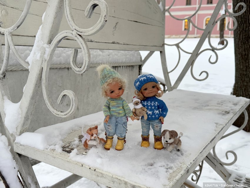 Зимняя прогулка Эллы — Куклы Meadow dolls (Медовушки): BJD (БЖД)