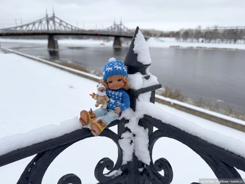 Зимняя прогулка Эллы — Куклы Meadow dolls (Медовушки): BJD (БЖД)