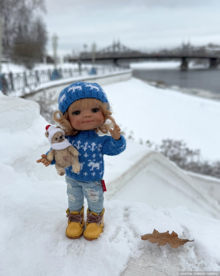 Зимняя прогулка Эллы — Куклы Meadow dolls (Медовушки): BJD (БЖД)