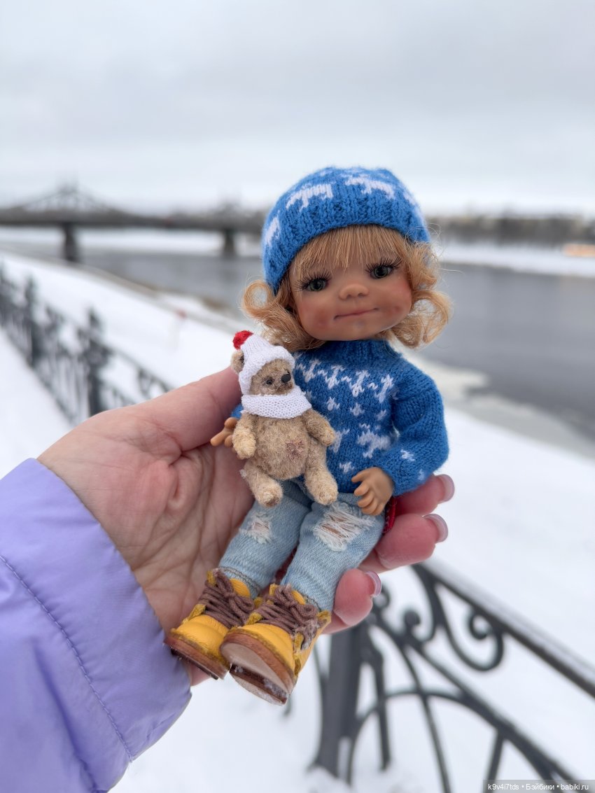 Зимняя прогулка Эллы — Куклы Meadow dolls (Медовушки): BJD (БЖД)