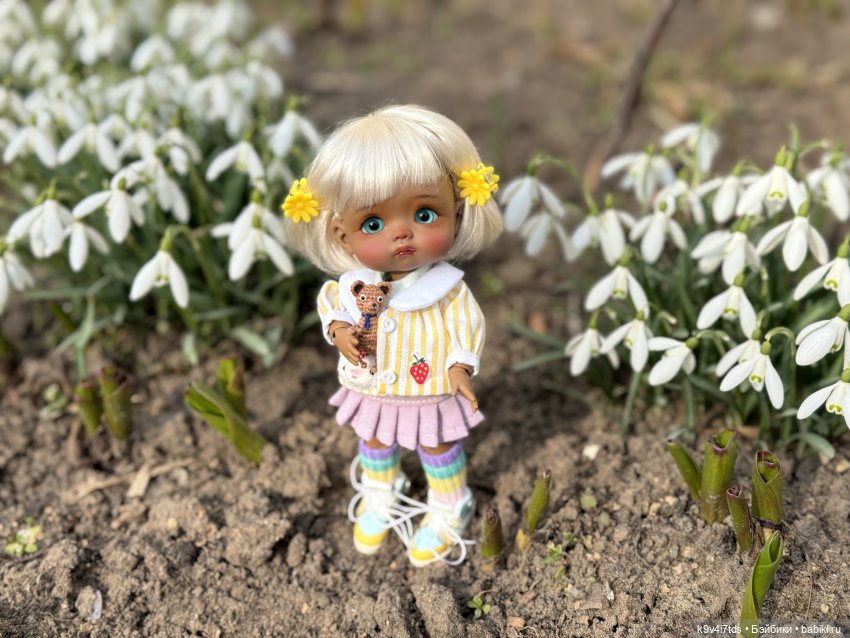 Агуша и подснежники | Бэйбики Агуша и подснежники — Куклы Latidoll (Лати): BJD (БЖД)