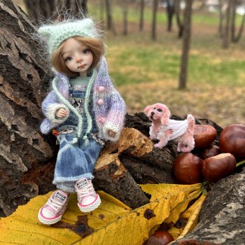 "Инопланетный" ноябрь, прогулка Фрейи в Москве