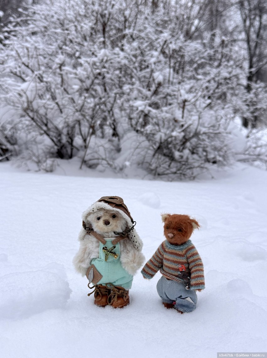 Прогулка с мишками — Домашние фото авторских игрушек: Тедди