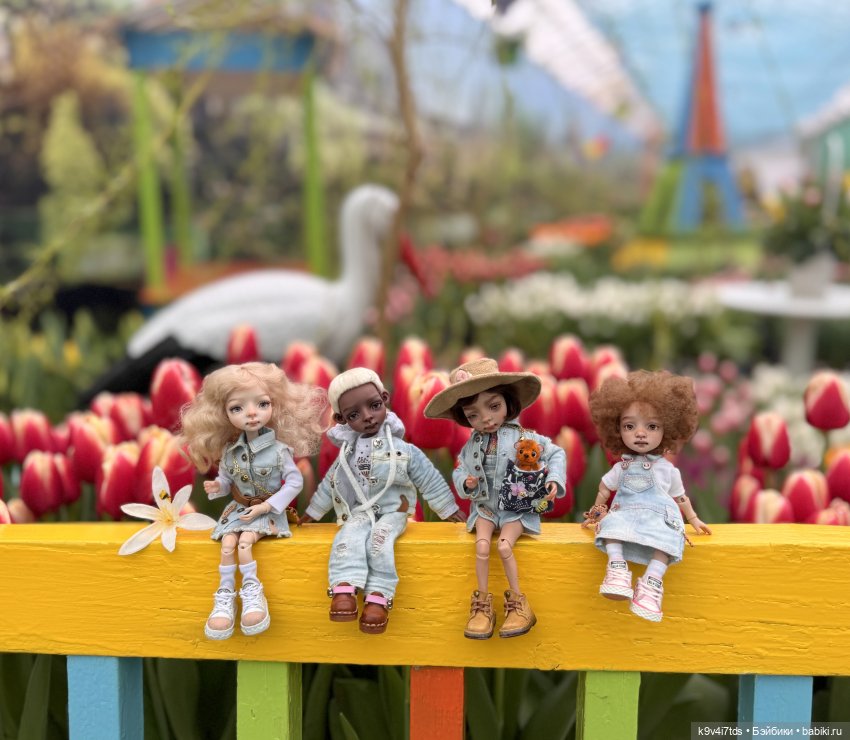 Семья Жу встречает Весну — Авторские куклы BJD (БЖД) у нас дома: фото