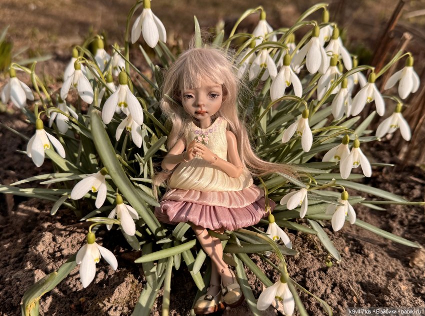 Нежные весенние Цветочки — Авторские куклы BJD (БЖД) у нас дома: фото (фото 9)