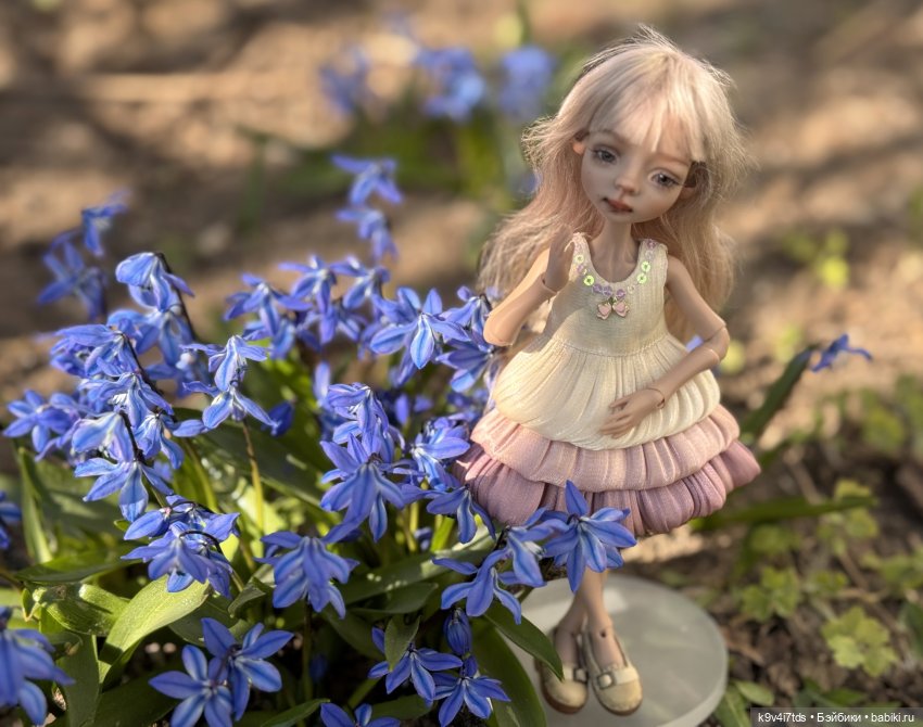 Нежные весенние Цветочки — Авторские куклы BJD (БЖД) у нас дома: фото (фото 4)
