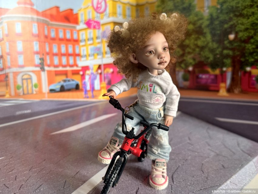 Лоло и велосипед — Авторские куклы BJD (БЖД) у нас дома: фото (фото 7)