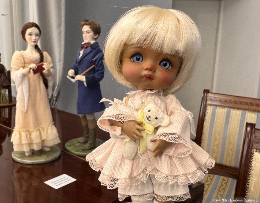 Агуша на выставке авторских кукол "Ай, да Пушкин..." в Берново