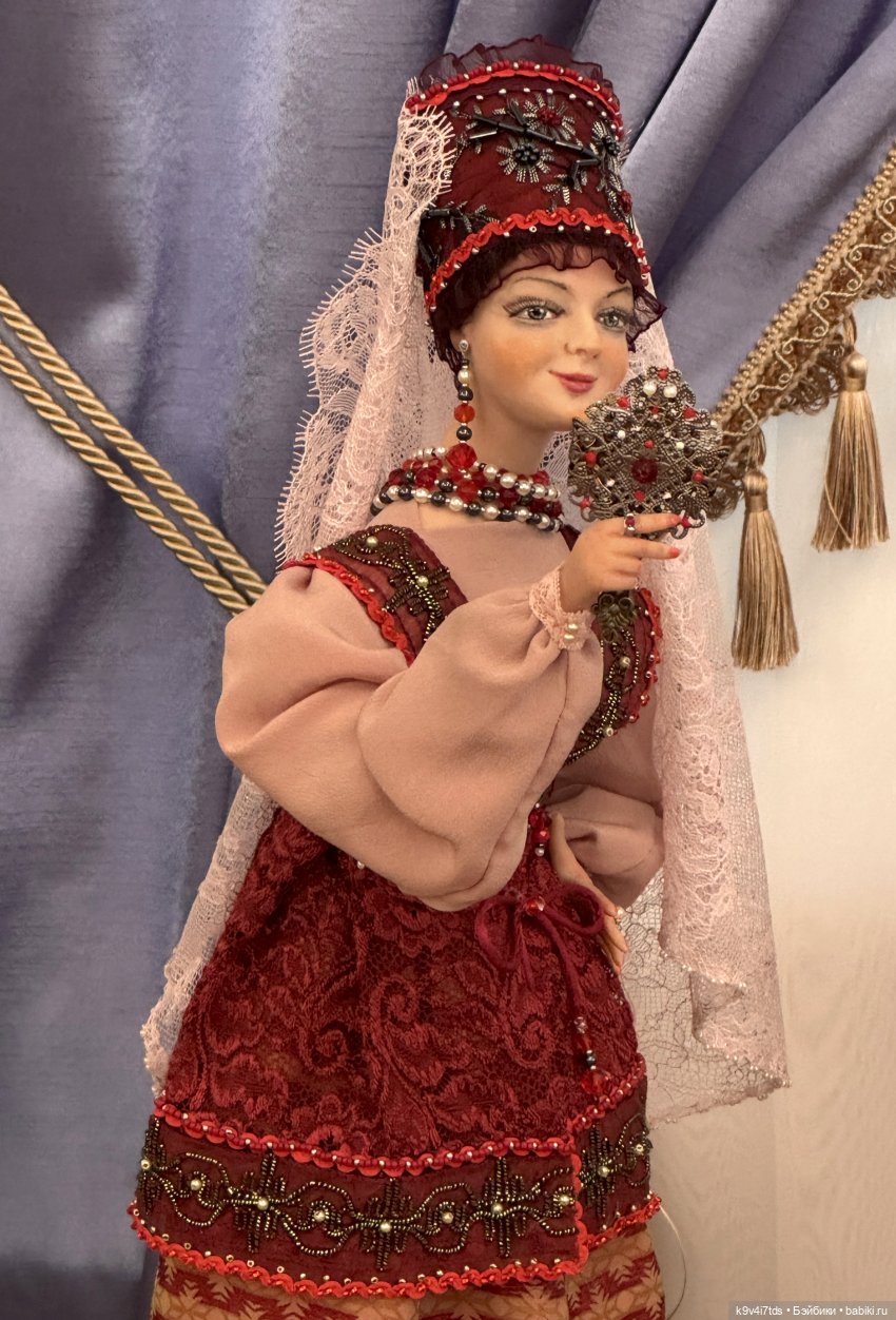 Агуша на выставке авторских кукол "Ай, да Пушкин..." в Берново