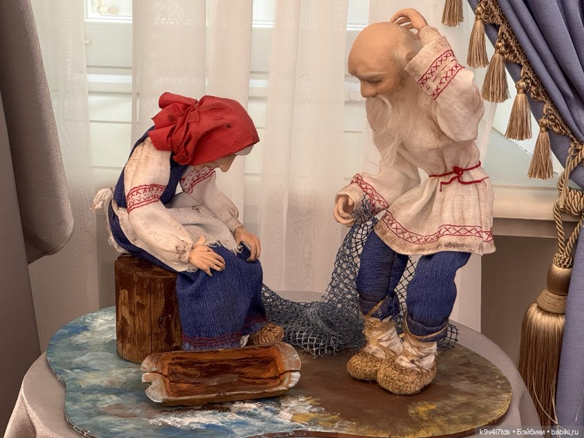Агуша на выставке авторских кукол "Ай, да Пушкин..." в Берново