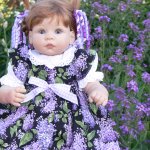 Как мы с Тиффани гуляли у мамы. Lee Middleton doll