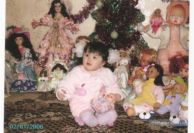 дочка и мои куклы