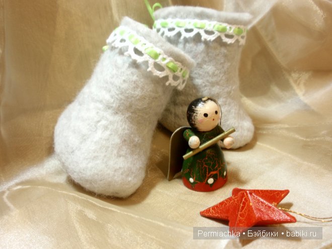 Я давно не верю снам изменчивым... или первый блин совсем не комом. Валенки для куклы | Бэйбики Я давно не верю снам изменчивым... или первый блин совсем не комом. Валенки для куклы (фото 4)