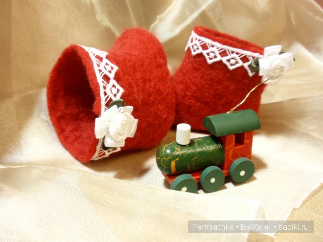 Я давно не верю снам изменчивым... или первый блин совсем не комом. Валенки для куклы | Бэйбики Я давно не верю снам изменчивым... или первый блин совсем не комом. Валенки для куклы (фото 6)