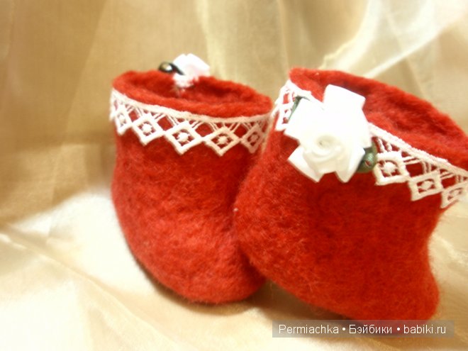 Я давно не верю снам изменчивым... или первый блин совсем не комом. Валенки для куклы | Бэйбики Я давно не верю снам изменчивым... или первый блин совсем не комом. Валенки для куклы (фото 5)