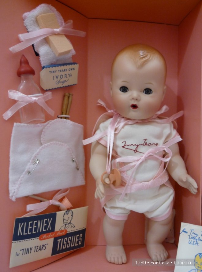Уникальная куколка «Крошечные слезы» (Tiny Tears), точная копия куклы 1950-х гг (фото 2)