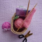 Кукольный набор для рукоделия. Кукольная миниатюра