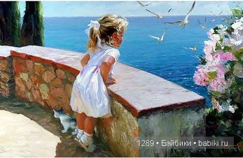 Дорога в детство. Работы разных художников с изображением детей (фото 6)