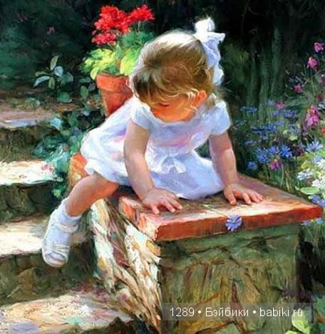 Дорога в детство. Работы разных художников с изображением детей (фото 7)