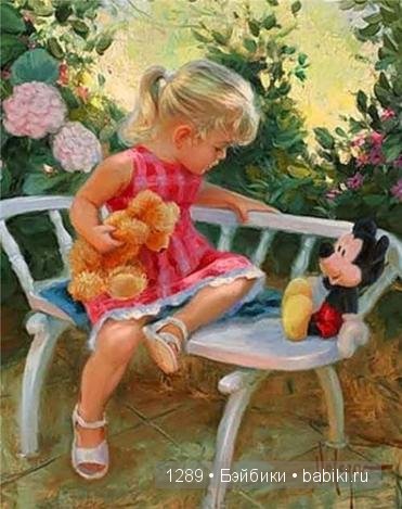 Дорога в детство. Работы разных художников с изображением детей (фото 9)